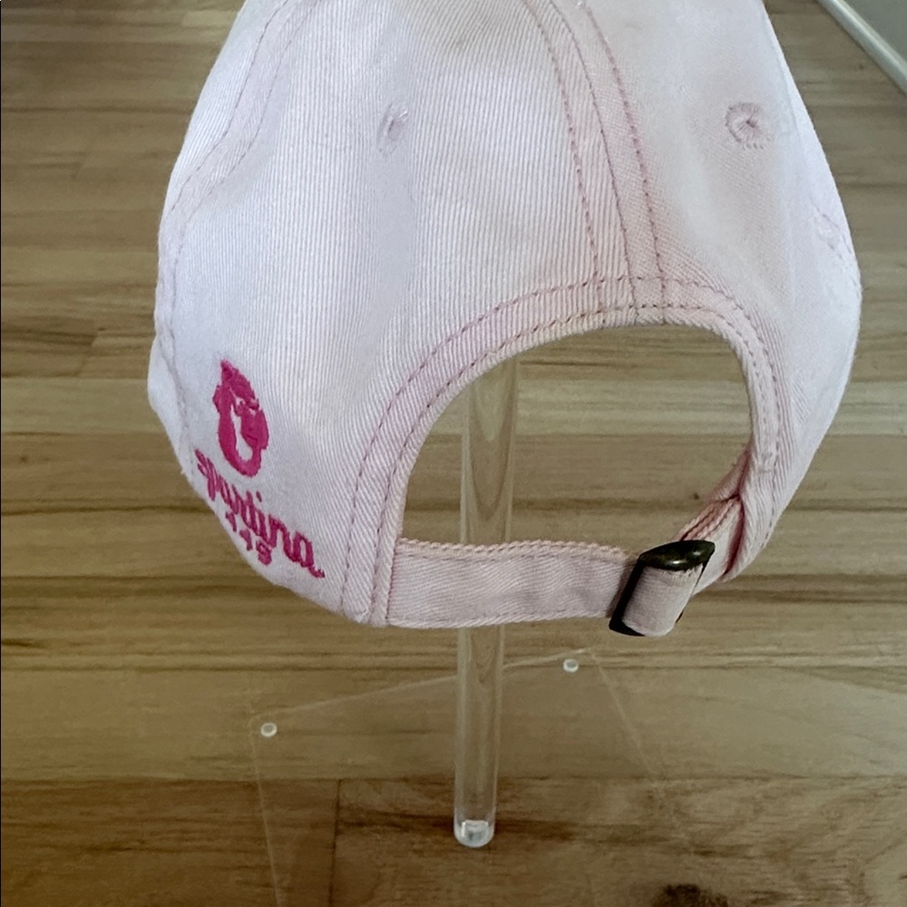 Spartina 449 Light Pink 100% Cotton Baseball Cap w/ Pineapple Embroidery Preppy - Picture 4 of 7